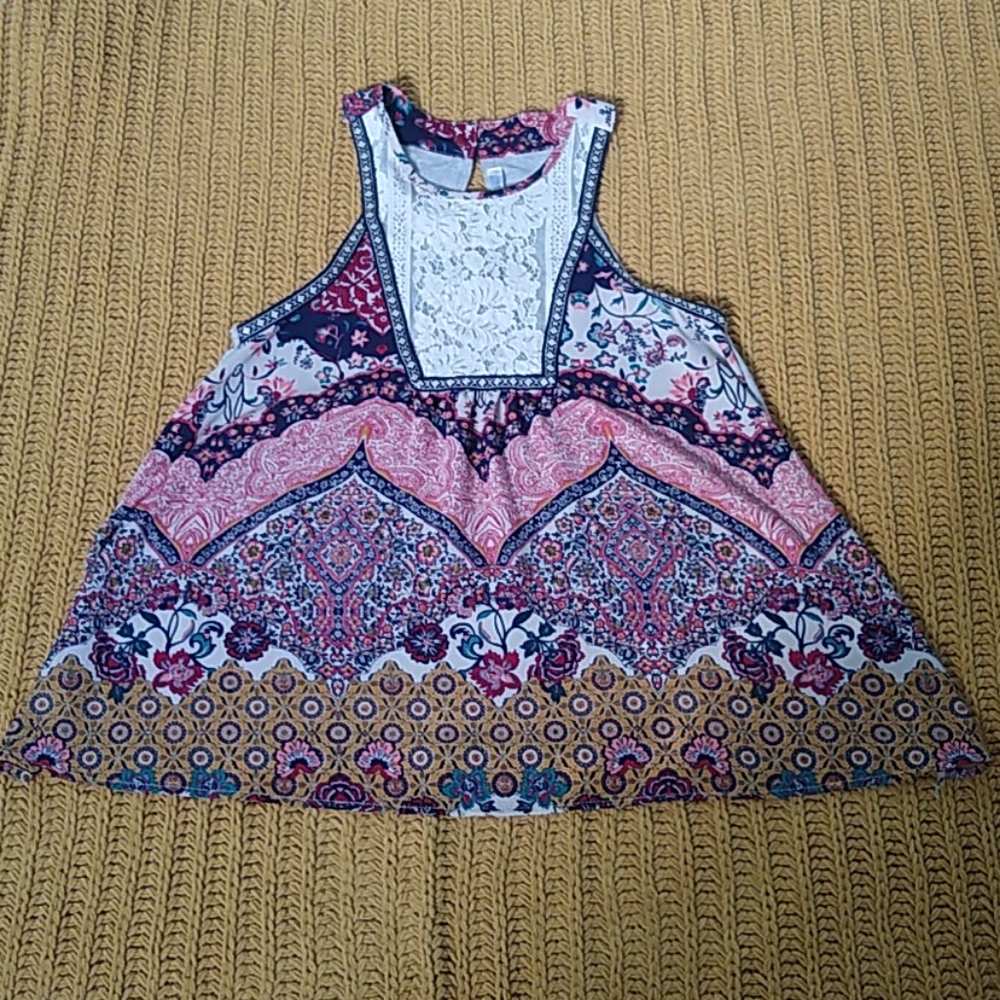 Boho Detailed Tank